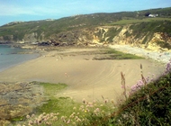 beach and cliffs