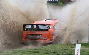 Henning Solberg - Ford Focus WRC - Margam Park Stage WRC Wales Rally GB 2010